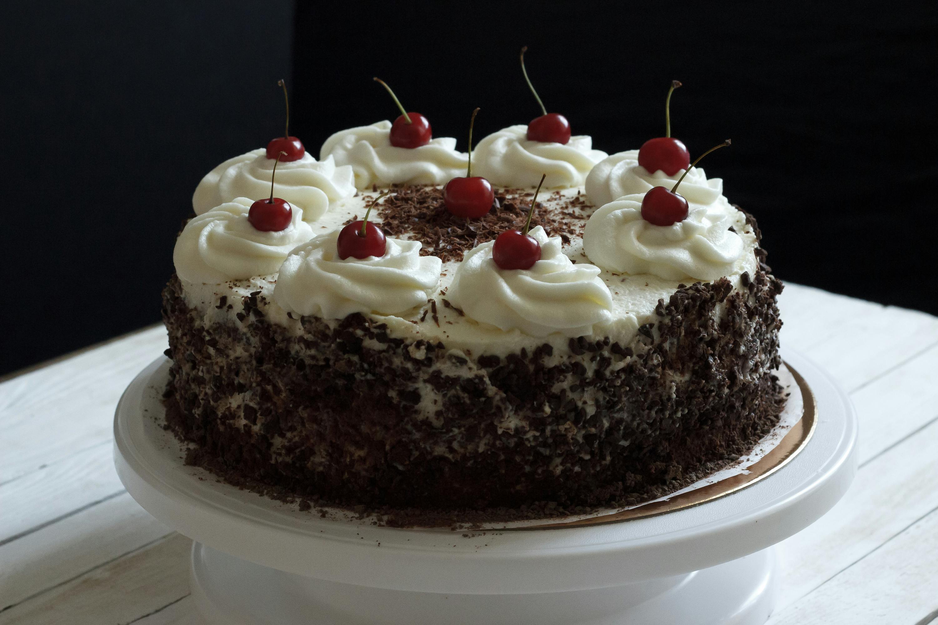 Homemade Black Forest Cake